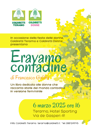 Festa della donna, a Teramo domani l’incontro e la presentazione del libro "Eravamo contadine"